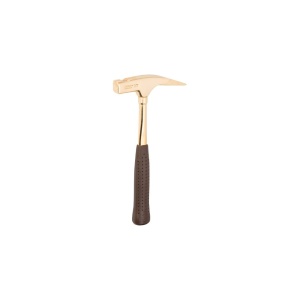 Ciocan dulgherie placat cu aur, cap texturat, 298, Picard - Img 1