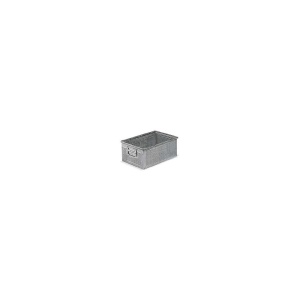 Cutie depozitare perforata, cu manere, 450x300x200 mm, ˜ 3 mm - Img 1
