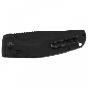 Cutit automat SOG TAC AU Tanto Serrated 15-38-04-57, lama Tanto Cryo D2 partial zimtata, AU-XR Lock, maner G10, Tactical Automatic Knife - Img 9