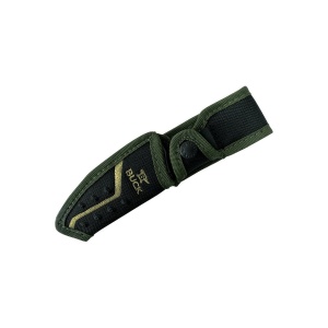 Cutit de vanatoare Buck 658 Pursuit Small 0658GRS-B, lama 8.3 cm, otel 420HC, maner cauciuc verde, teaca inclusa - Img 6