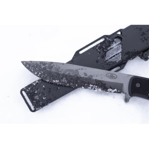 Cutit Fallkniven A1x Survival Knife Lam. CoS Satin Finish Lama 161 mm Otel Laminat Cobalt Special - Img 11