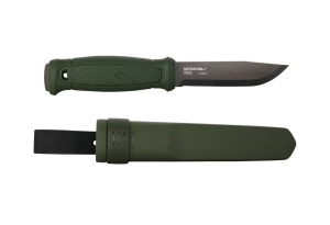 Cutit Full-Tang Morakniv Garberg Green CARBON, Teaca si maner Polimer Green, pentru Bushcraft si Outdoor