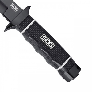 Cutit neck knife SOG Instinct Mini G10 Satin, otel 5Cr15MoV, lama Drop Point 48 mm - Img 16