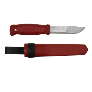 Cutit outdoor Morakniv Kansbol S Dala Red, oțel inoxidabil 12C27, compatibil amnar, teaca inclusa - Img 14