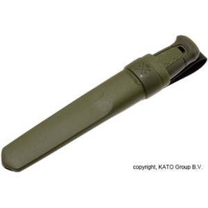 Cutit outdoor Morakniv Kansbol S Green, otel inoxidabil 12C27, compatibil amnar, teaca inclusa - Img 7