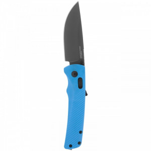 Cutit pliabil SOG Flash AT Civic Cyan 11-18-03-41, lama Drop Point CRYO D2 Black TiNi, deschidere asistata S.A.T., AT-XR Lock, maner GRN Civic Cyan - Img 6