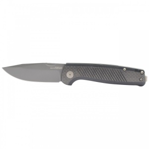 Cutit pliabil SOG Terminus SJ LTE Carbon Graphite TM1006-BX, lama Drop Point CPM S35VN TiNi Graphite, Slip Joint, Nail Nick, maner Carbon Fiber, EDC Premium - Img 4
