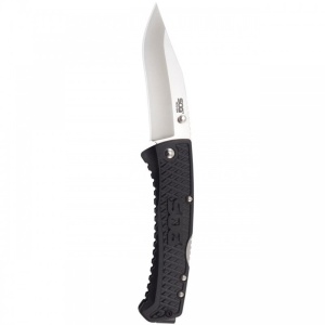 Cutit pliabil SOG Traction TD1011-CP, lama Clip Point 5Cr13MoV, Lockback, maner GRN ultraușor - Img 18