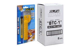 Cutit profesional pentru subtiat piele si razuire OLFA BTC-1 Japonia - Img 7