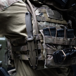 Cutit tactic SOG Pentagon FX FDE, otel CRYO CPM S35VN, lama 121 mm - Img 14
