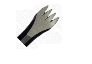 Dalta sculptura piatra pentru ciocan pneumatic 4 dinti , 12.5 mm, Milani Utensili - Img 2