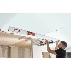 Dreptar cu bula de nivelat, cu maner, din aluminiu SOLA - Img 3