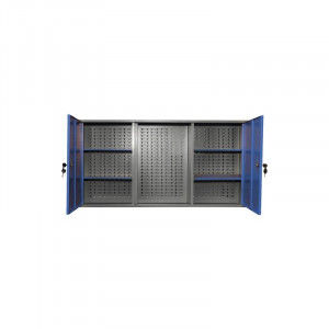 Dulap suspendat FAM WS-07 1200x600x200 mm, cu 2 uși, 4 polițe și panou perforat