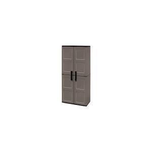 Dulap utilitar plastic 2 uși, Free 680x370x1630 mm, cu 3 polițe - Img 1