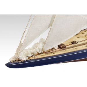 ENDEAVOUR-J Class Yacht, Goeleta - 1934 - UK Challenger, Scara 1:80, Navomodel Amati, Carena din lemn - Img 4