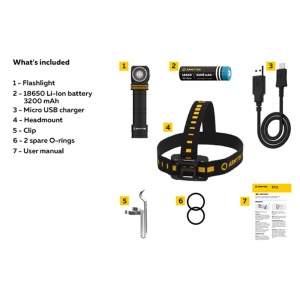 F05102W Lanterna multifunctionala Elf C2 Micro-USB - lumina calda, Armytek - Img 20