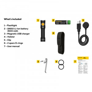 F08101W Lanterna Prime EDC C2 Pro Magnet USB - lumina calda, Armytek - Img 8