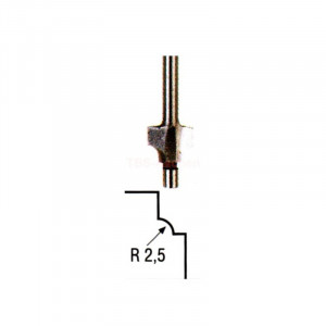 Freza cu radius concav R2.5mm - Img 3