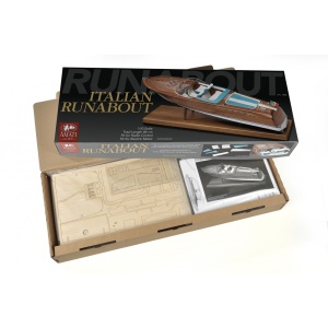 ITALIAN RUNABOUT - 1970 (Tip Riva Aquarama), Navomodel Amati, Scara 1:10 - Lungime 85cm - Img 3