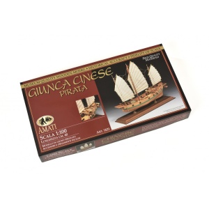 Joanca piratereasca secolele XVIII-XIX, Navomodel Amati, Scara 1:100, Lungime 40cm - Img 4