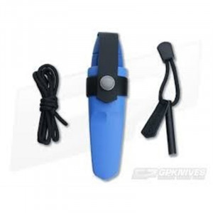 Kit Cutit de gat cu amnar, Eldris, albastru pentru diy, camping, hobby, Morakniv - Img 2