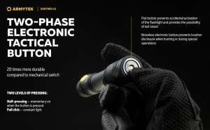 Lanterna tactica Armytek Partner C2 Magnet USB White 1100 lm cu acumulator inclus - Img 12