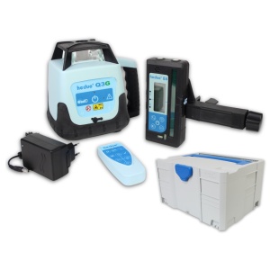 Laser rotativ Q3G în systainer cu receptor E4, Hedue