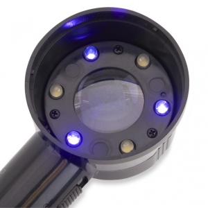 Lupă de precizie MeasureLoupe cu iluminare UV si LED 11,5x - Carson - Img 8