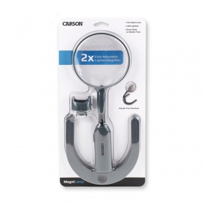 Lupa hands-free MagniLamp, putere 2x/3.5x cu leduri - Carson - Img 8