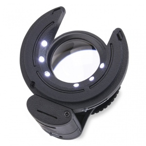 Lupa pentru senzori de camera foto SensorMag, putere 4.5x, cu LED - Carson - Img 4