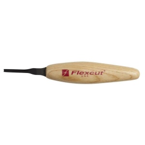 Micro dalta adanca cu varf in V la 90° pentru sculptura in lemn, Flexcut - Img 2