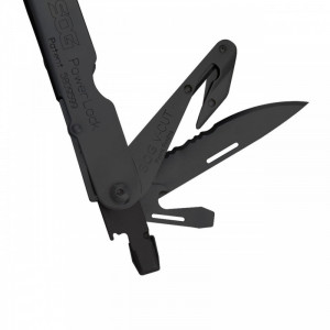 Multitool SOG PowerLock EOD V-Cutter Black Oxide cu husa din nylon, 18 functii, Compound Leverage - Img 3