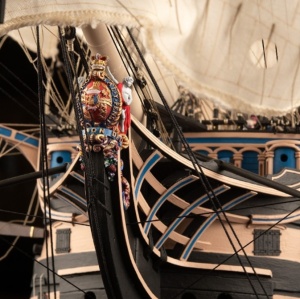 Navomodel HMS VICTORY Nava de linie Trafalgar 1805, scara 1:84 - Wooden Scale Model Ship - Artesania Latina - Img 2