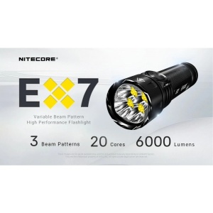 Nitecore EX7, Lanterna Mana 6000 Lumeni Performanta - Img 2