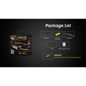 Nitecore HA15 UHE, Lanterna Frontala AA 400 Lumeni - Img 4