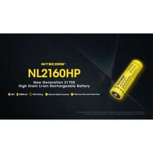 Nitecore NL2160HP Acumulator 21700 6000mAh 20A - Img 16