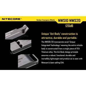 Nitecore NWS10 - Fluier de Supravietuire Titan 120dB - Img 10