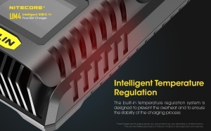 Nitecore UM4 - Incarcator USB Inteligent 4 Sloturi - Img 18