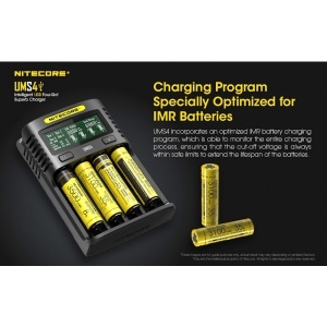 Nitecore UMS4 - Incarcator USB-C 4 Sloturi cu LCD - Img 8