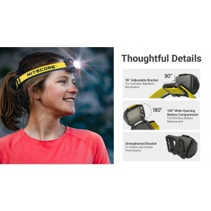 Nitecore UT27 MCT, Lanterna Frontala Alergare 800 Lumeni - Img 12