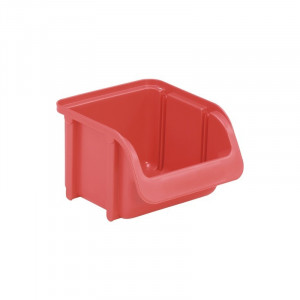 Panou metalic orizontal cu 24 cutii organizare rosii, 630x380x15 mm - Img 3