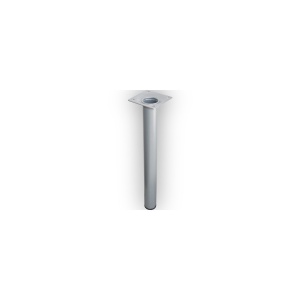 Picior mobila rotund Dolle Ø30x500 mm, culoare argintie