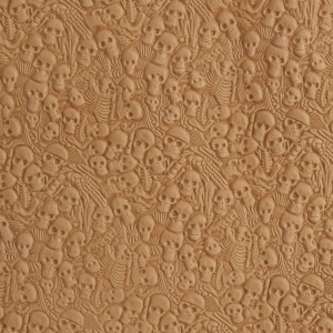 Piele de oaie embosata model Skull, Tandy Leather SUA - Img 2