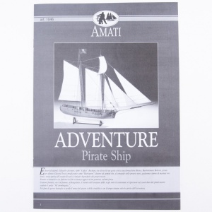 Planuri constructie navomodel Amati Adventure - Nava de pirati 1760 - Img 2
