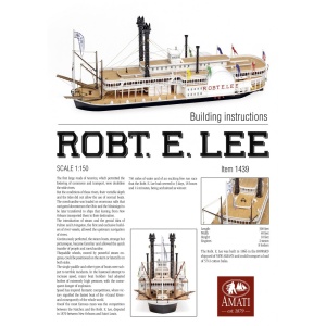 Planuri constructie navomodel Amati Robert E. Lee - Img 1
