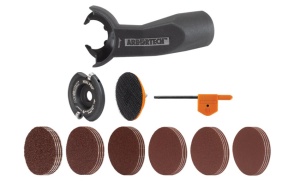 Polizor sculptura lemn Arbortech Mini Carver cu acumulator si set sculptura lemn - Img 11