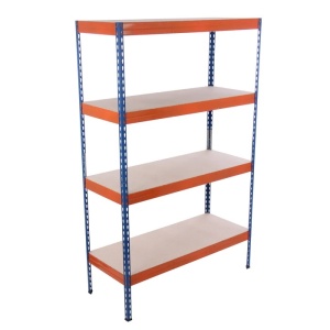 Raft metalic depozitare, 192 x 120 x 50 cm,4 polite, 300 kg/polita