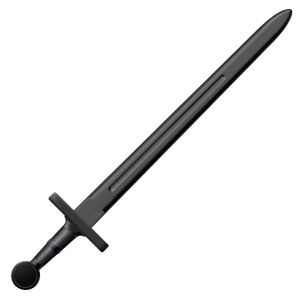 Sabie medievala de antrenament Cold Steel Medieval Training Sword Waister CS-92BKS, Polipropilena rezistenta la impact, pentru HEMA si antrenament tehnic