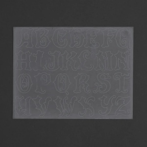 Sablon pentru pielarie, litere caligrafice, 44mm - Tandy Leather - Img 3