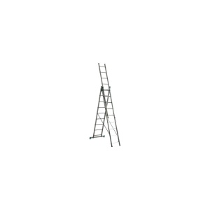 Scara tripla aluminiu universala adaptabila pe trepte 3x9 trepte
